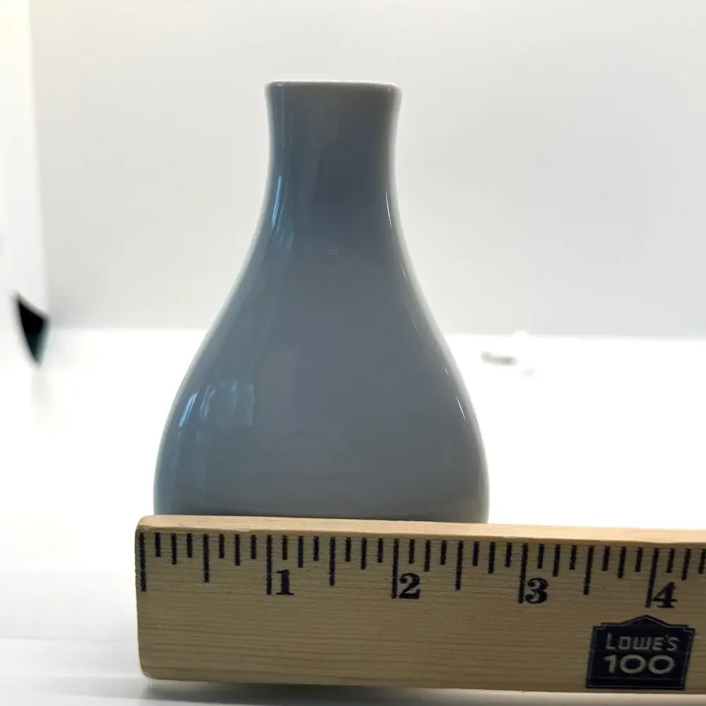 VTG AK Kaiser West Germany Frankfurt am Main Hauptwache Scene Porcelain Bud Vase